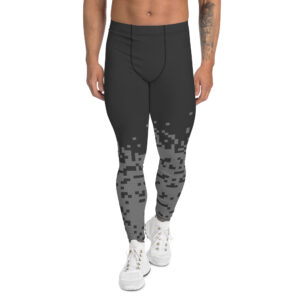 Men's Performance Leggings - 8 Bit Wake, Graphite